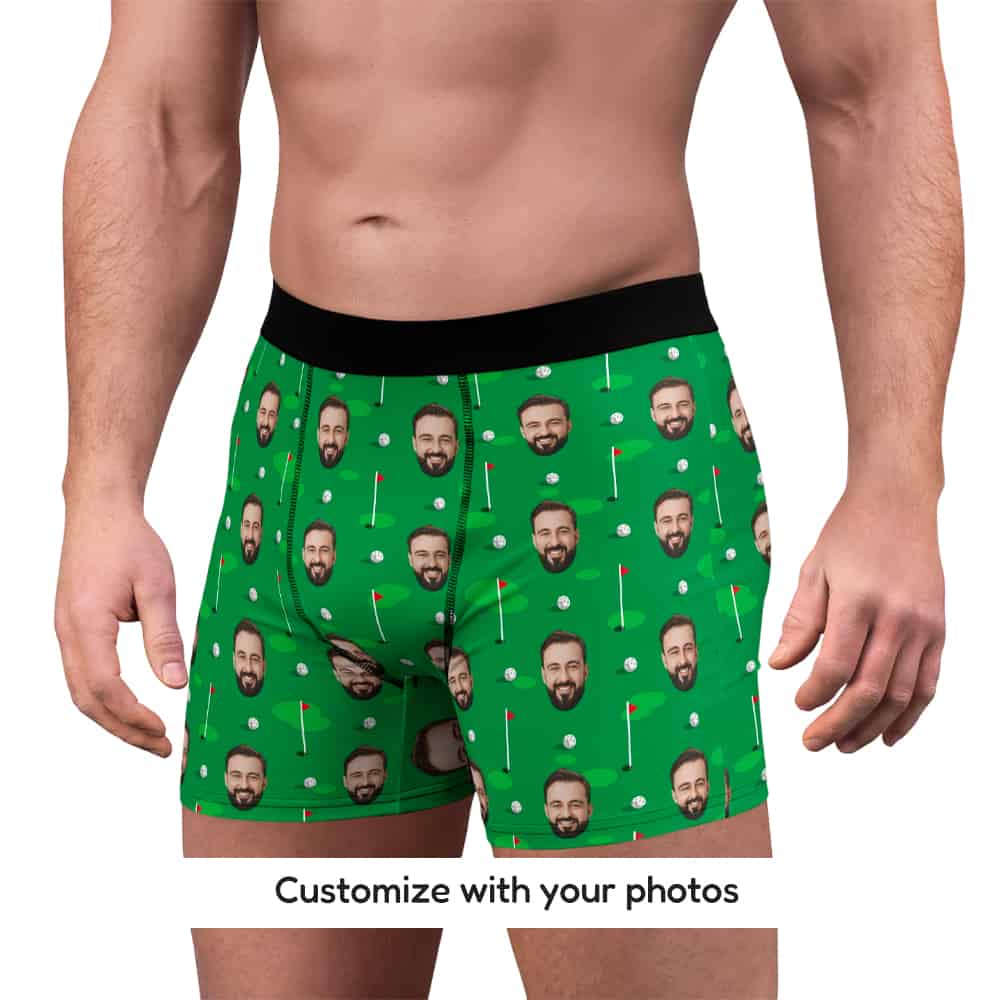 Tee to Green Boxers Front