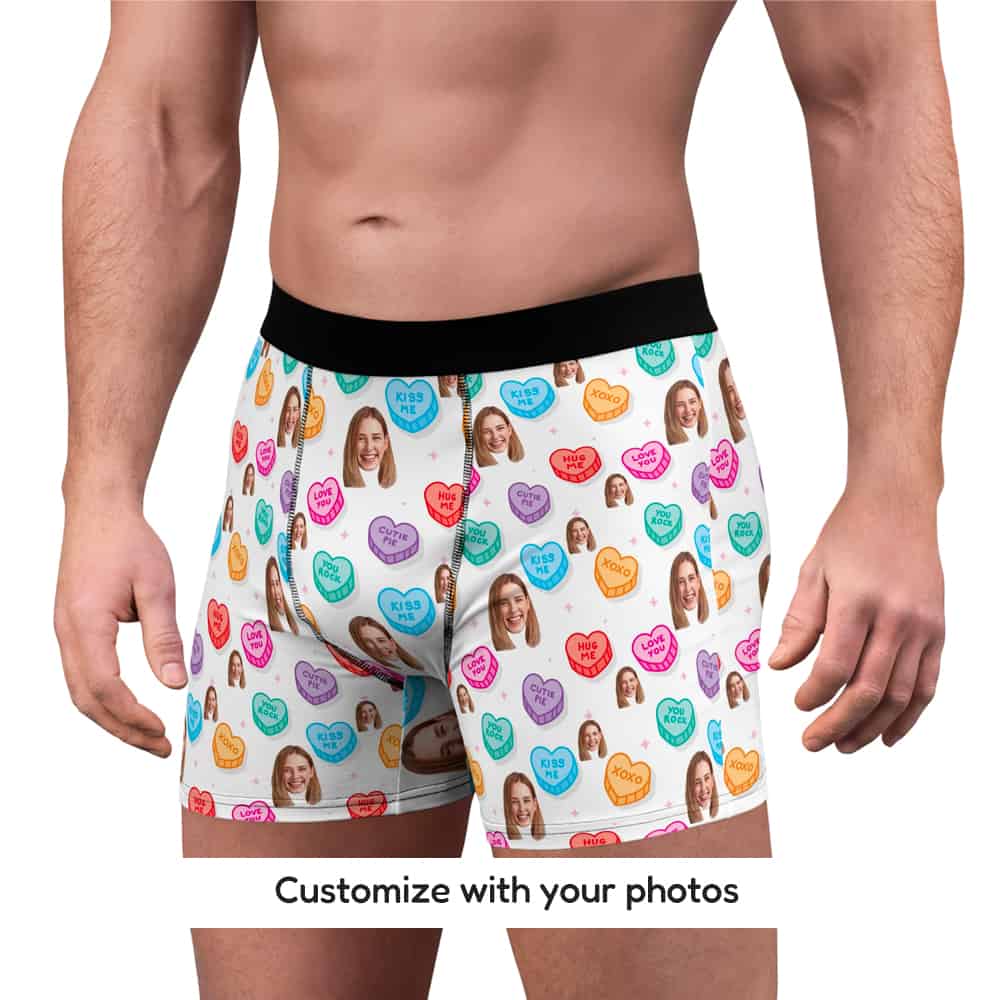 Candy Heart Boxers Front