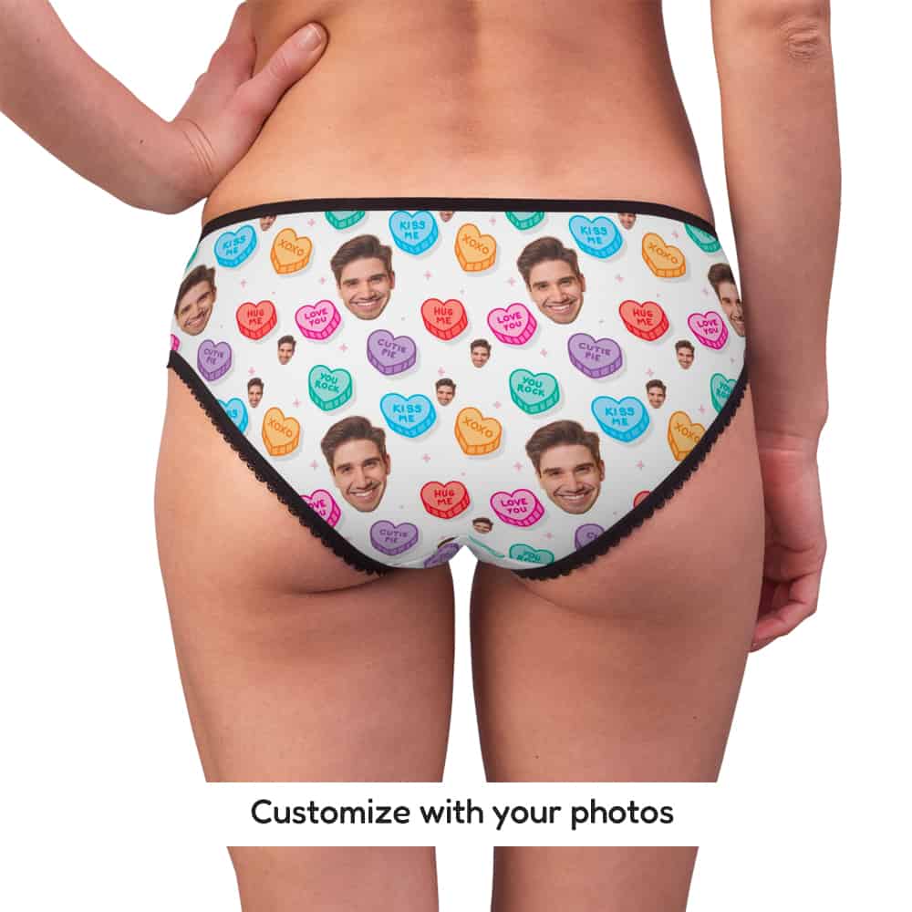 Candy Heart Panties Back