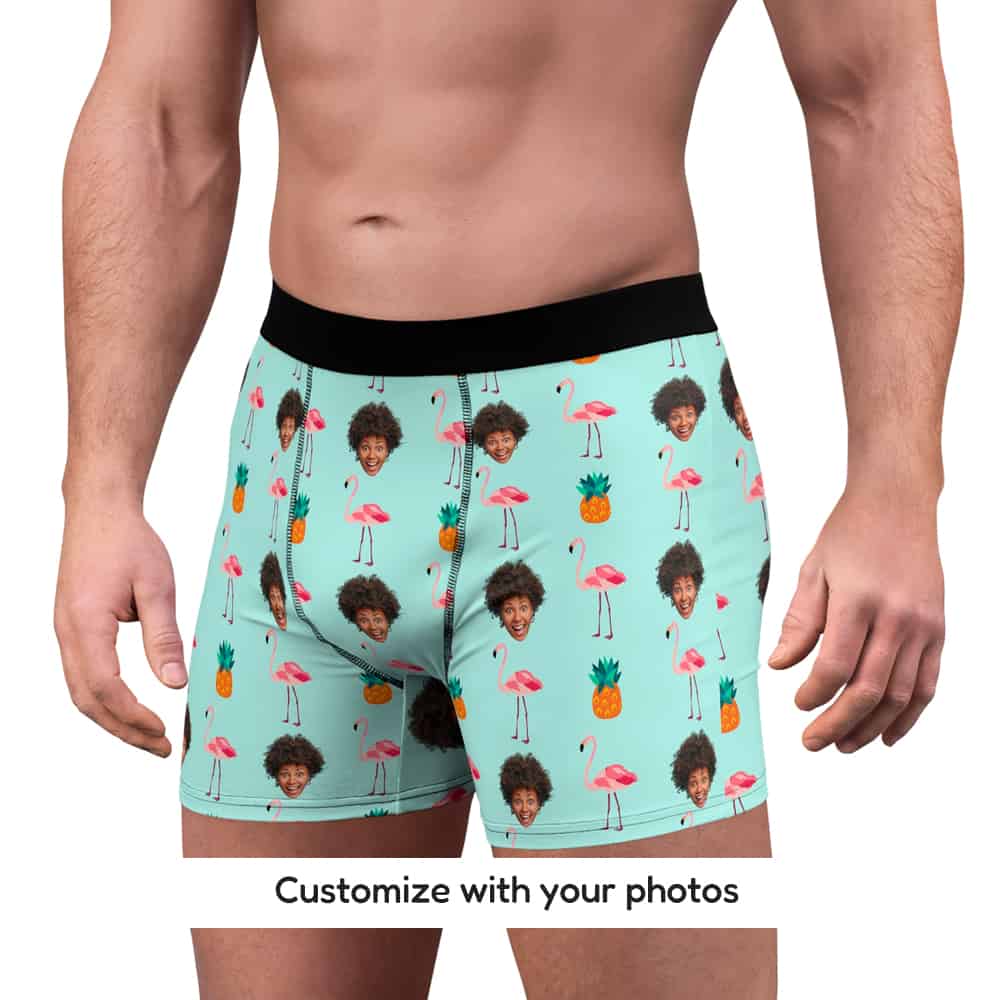 Flamingo Boxers Front