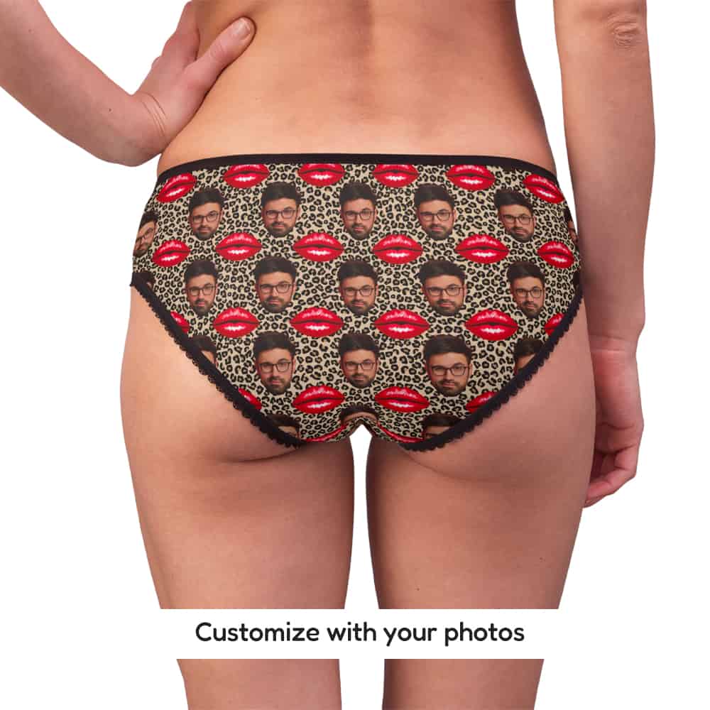 Leopard Print Panties Back