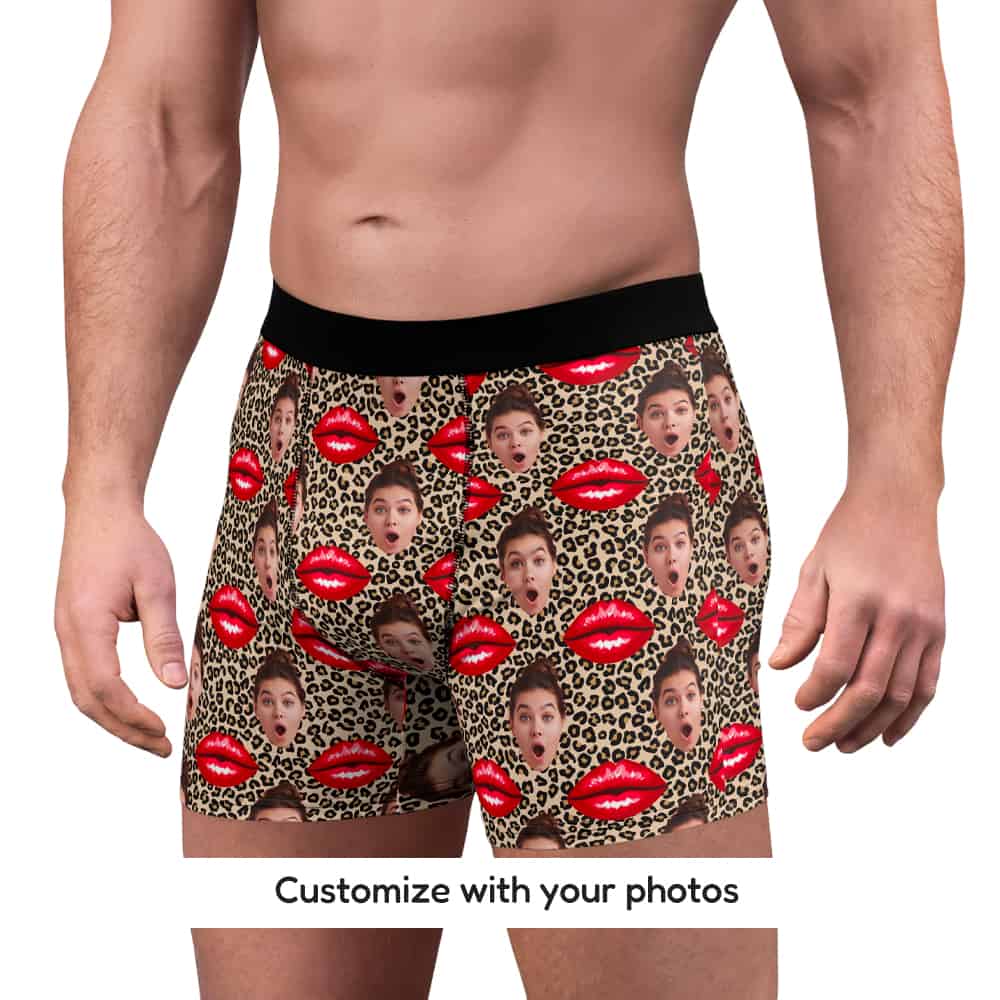 Mens Leopard Underwear Front