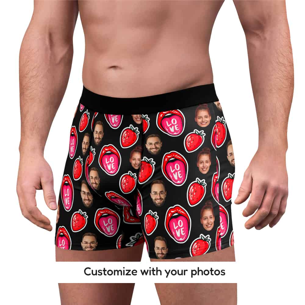 Strawberry Boxers Front