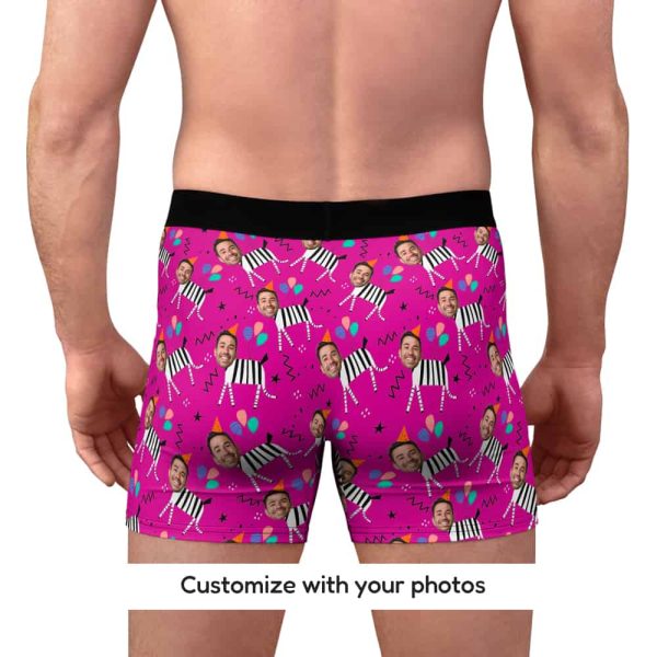 Personalized Boxers Briefs For Men, Custom Mens Underwear Boxer Briefs With Face, Gifts For Boyfriend Husband Him - Product Details