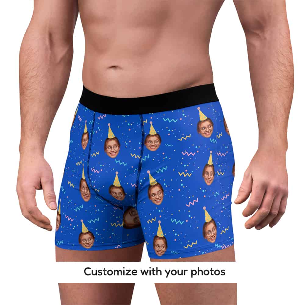 custom boxers with picture front