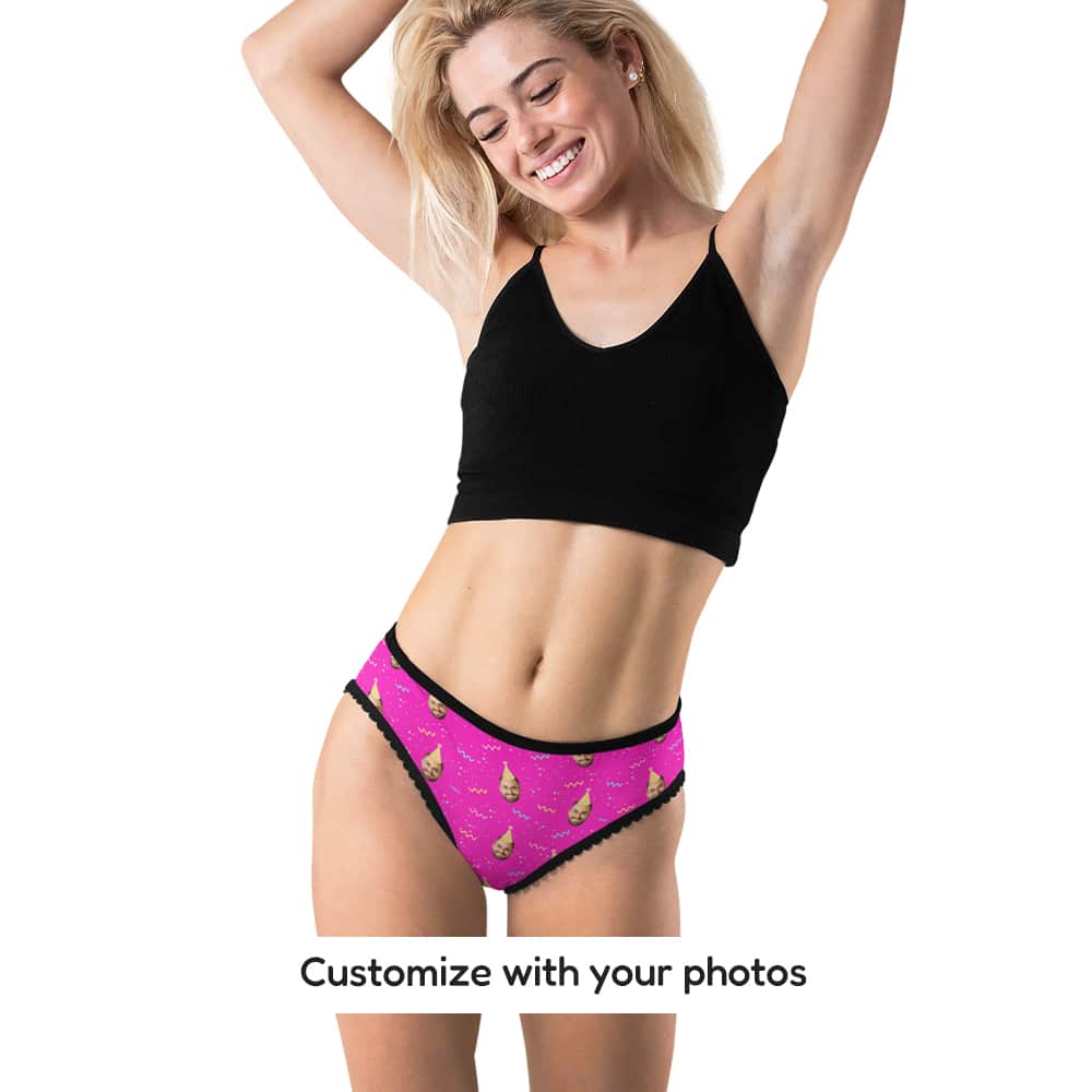 panties with face on them photo