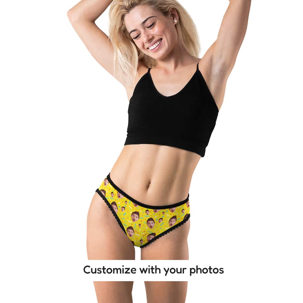 yellow panties photo