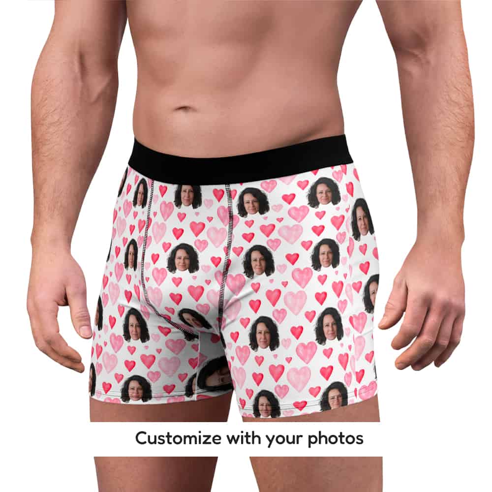 personalized boxer shorts front