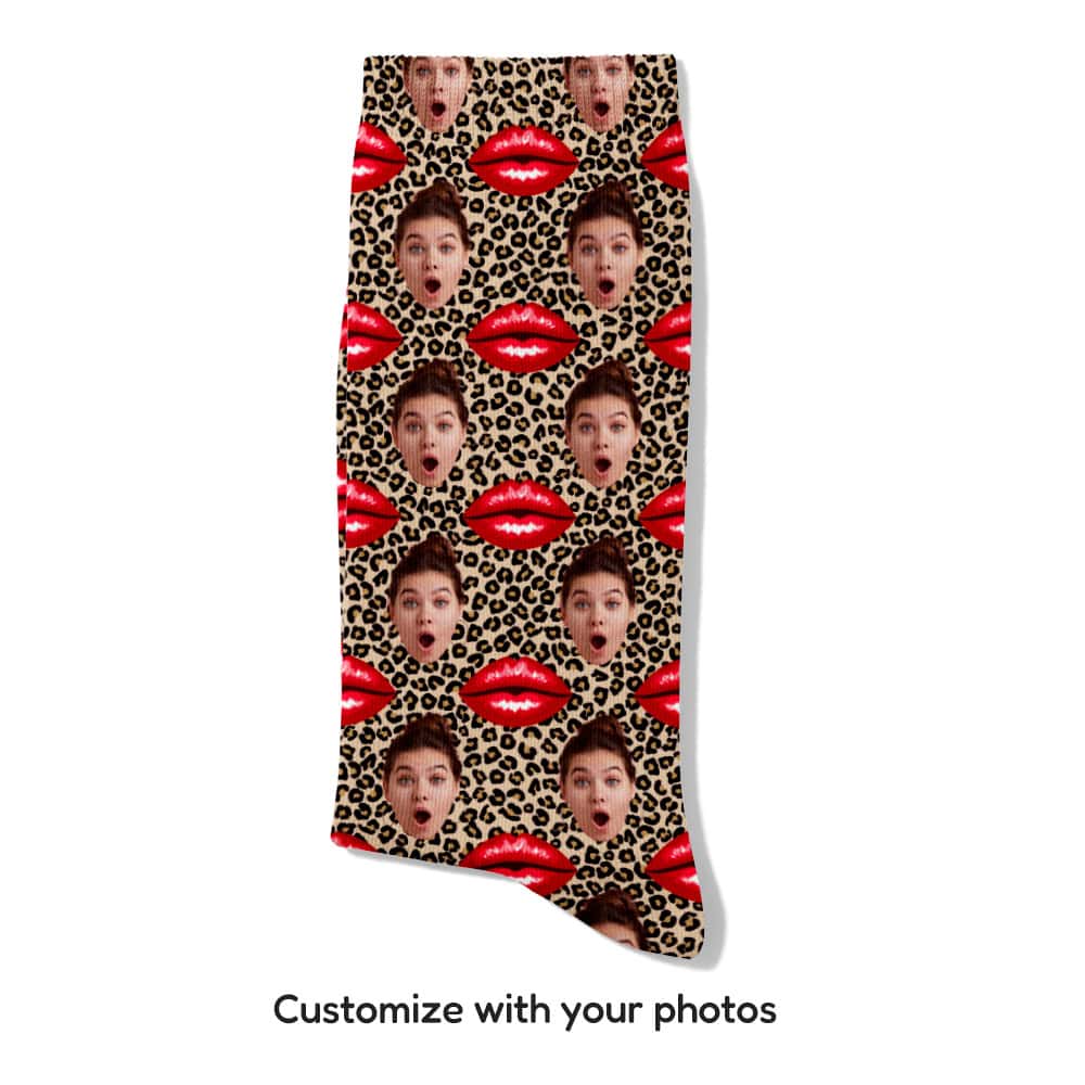 Leopard Socks Front