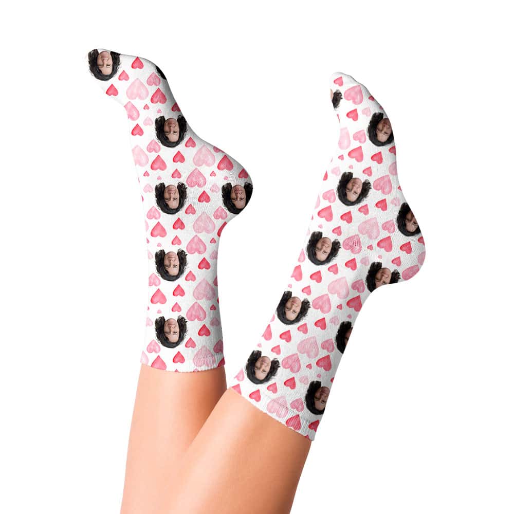 Photo Socks Front Model