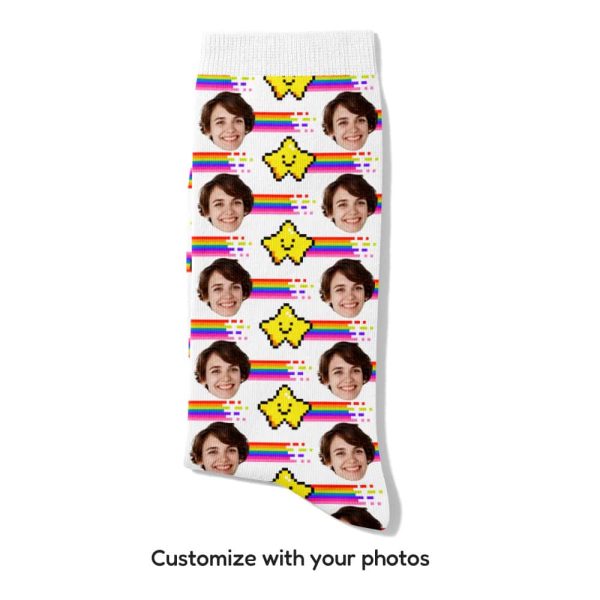Shooting Star Socks Front
