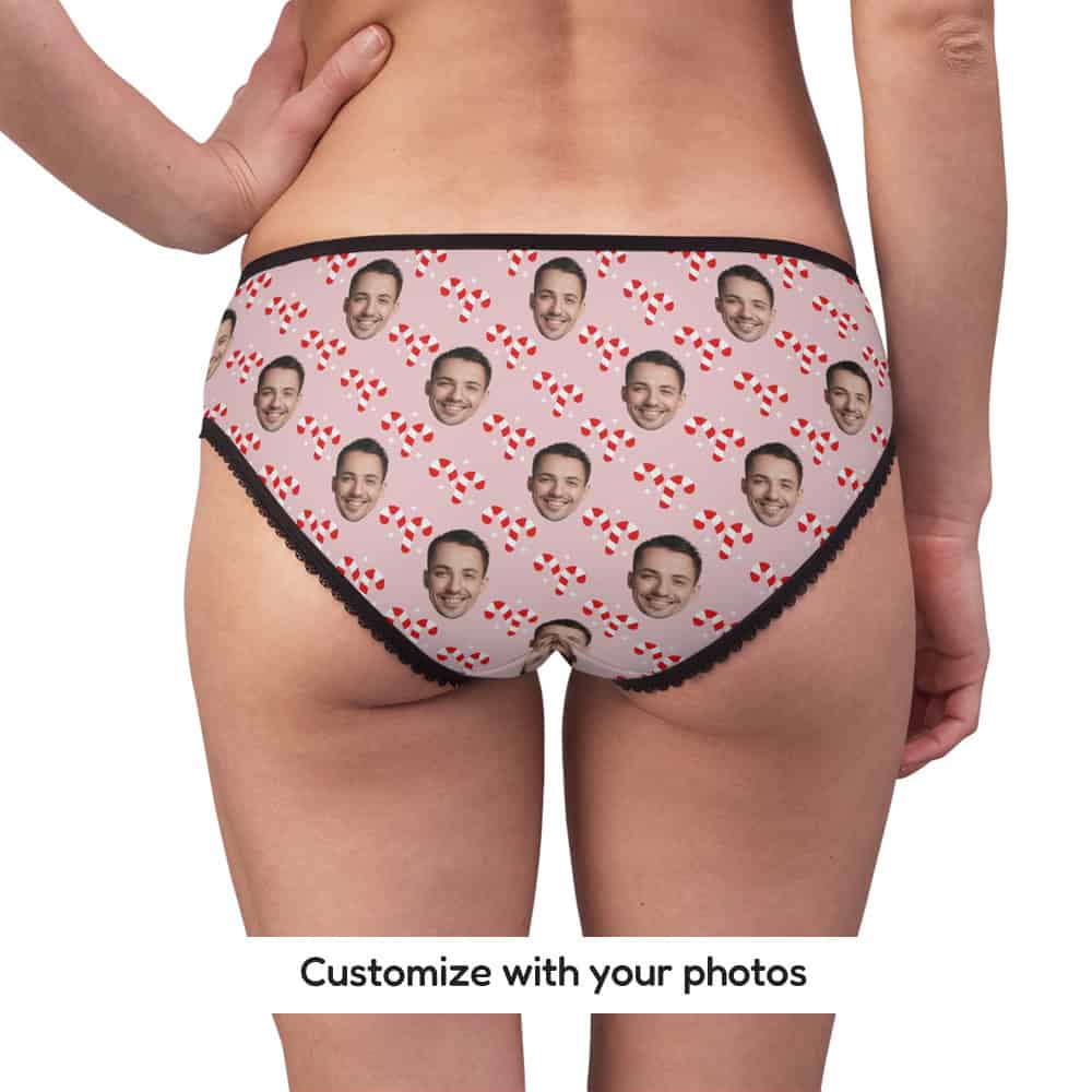 Candy Cane Panties back