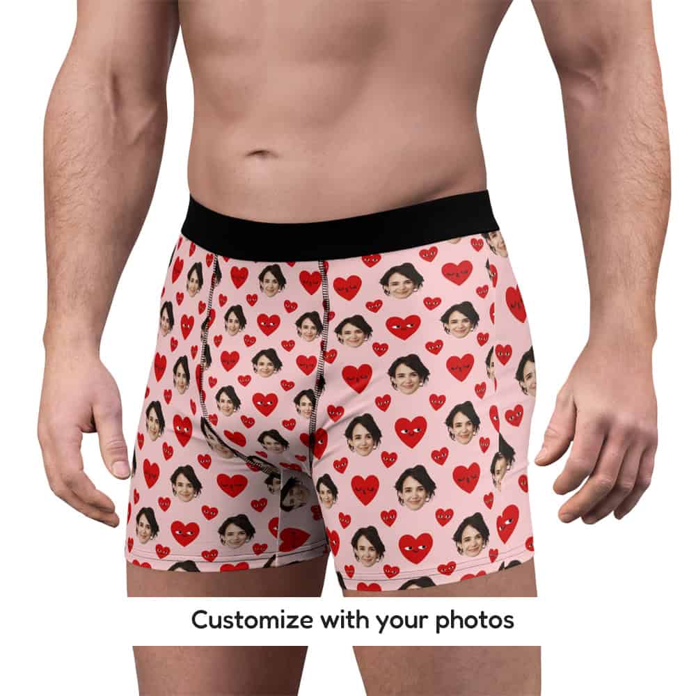 Cute Valentines Boxers Front