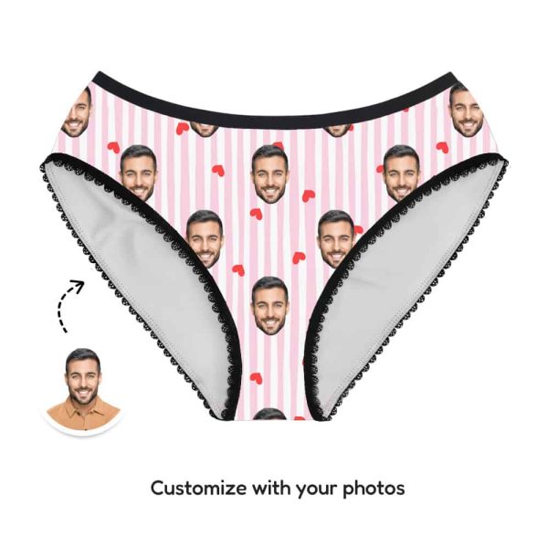 Pink Striped Panties