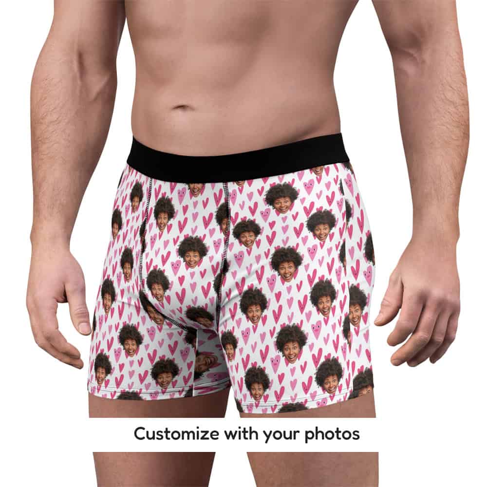 Valentine Heart Boxers Front