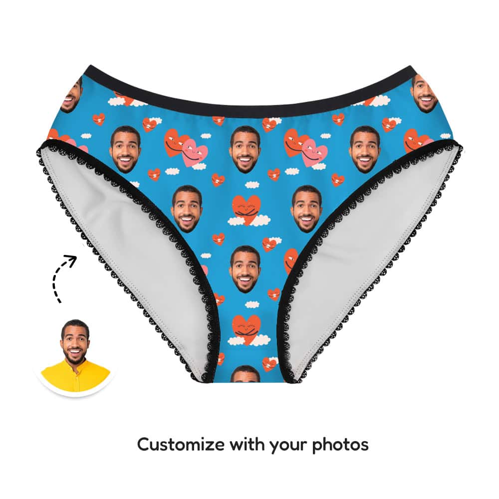 heart print panties