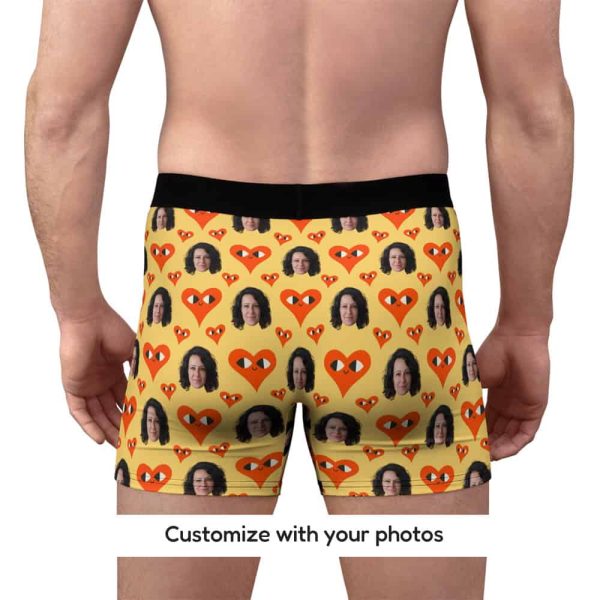 mens valentines boxers back
