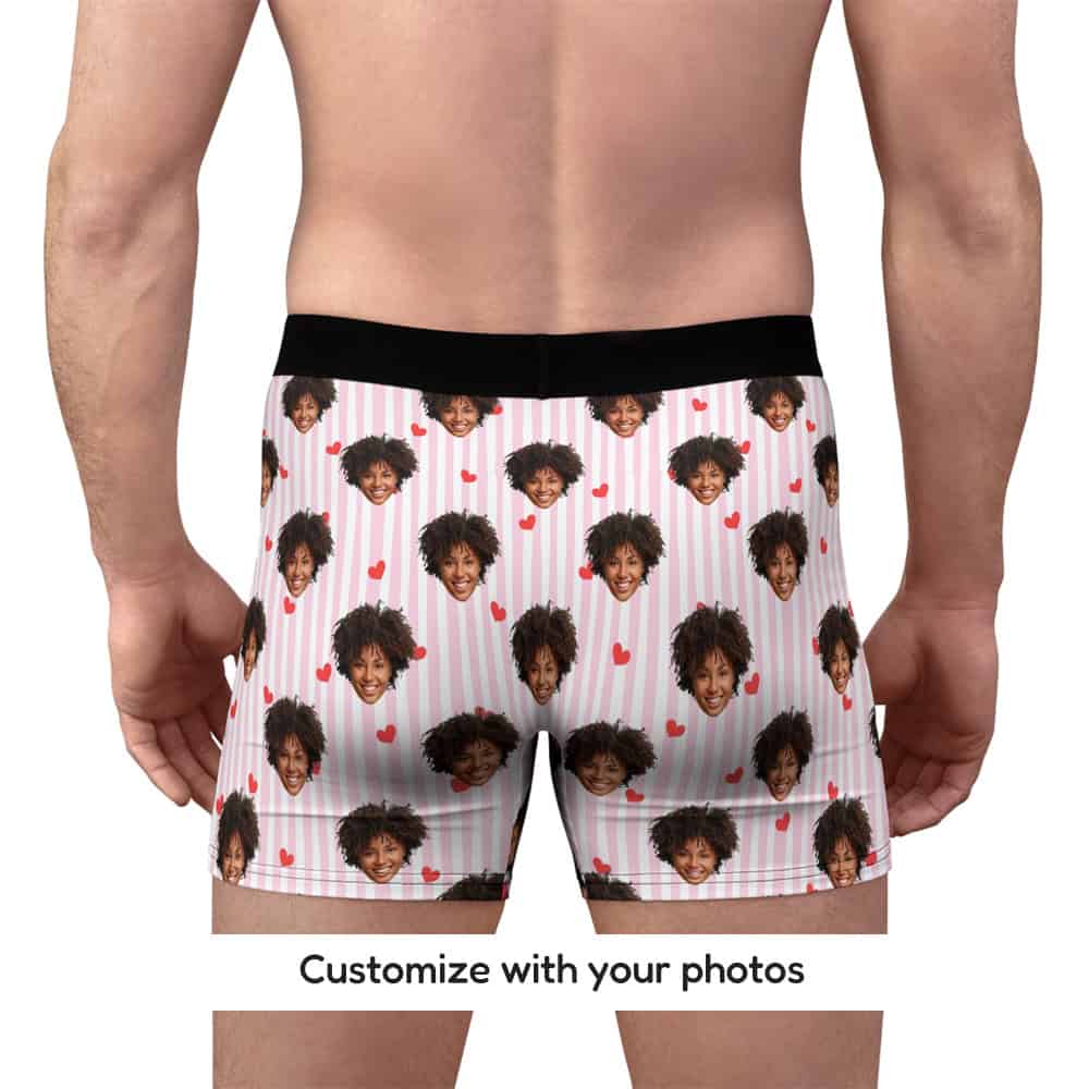 pink striped boxers back