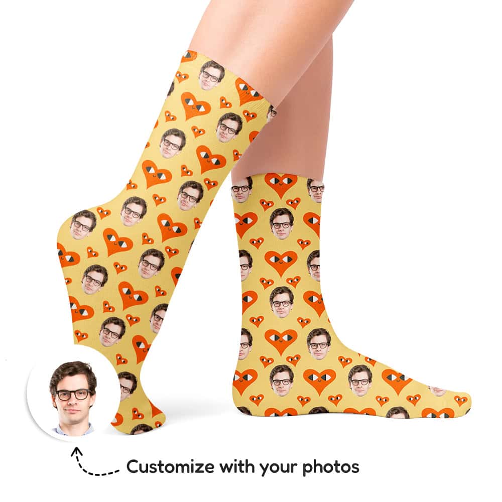 valentines socks for her